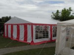rood witte tent